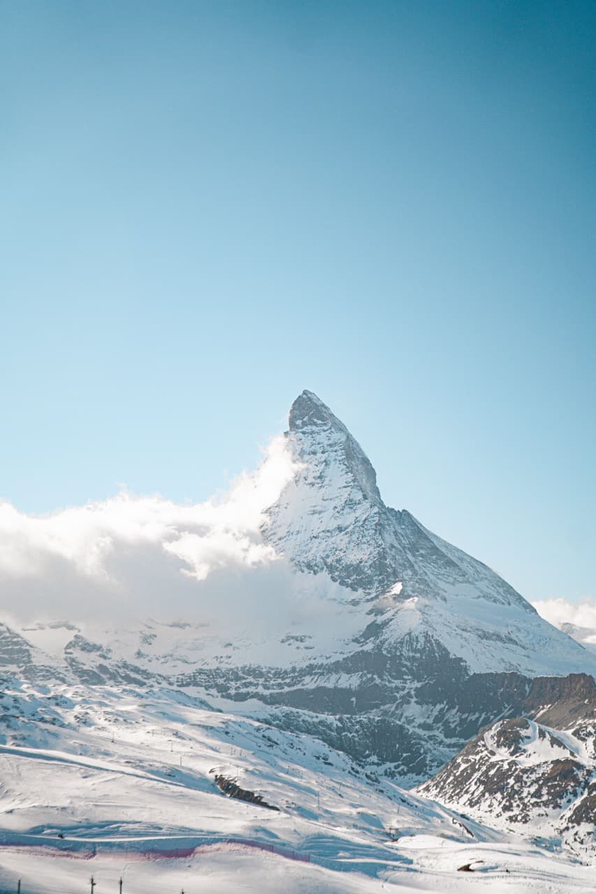 Private ski lesson for beginners in Zermatt